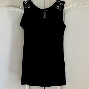 Ladies Susie Rose Sz L Black Top